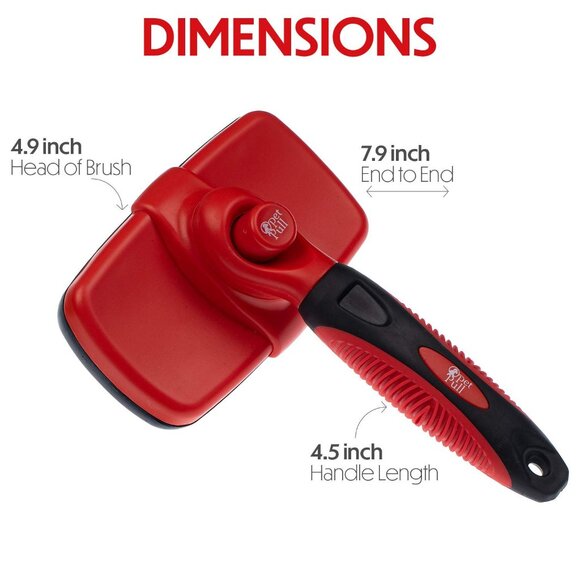 Self Cleaning for Cat and Dog Coat - Detangler Dog Brush for Shedding & Grooming - Picture 2 of 7